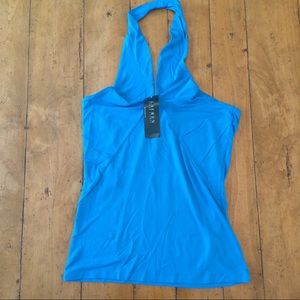 Lauren Ralph Lauren Teal Halter Top